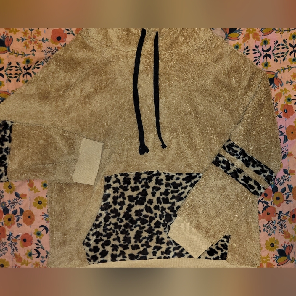 Boutique fuzzy sweatshirt